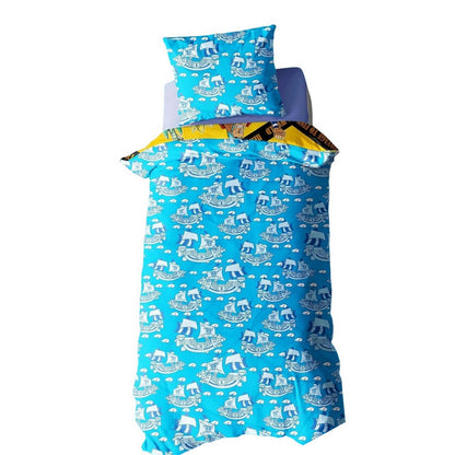 Multicoloured - Back - One Piece Straw Hat Crew Luffy Reversible Duvet Set