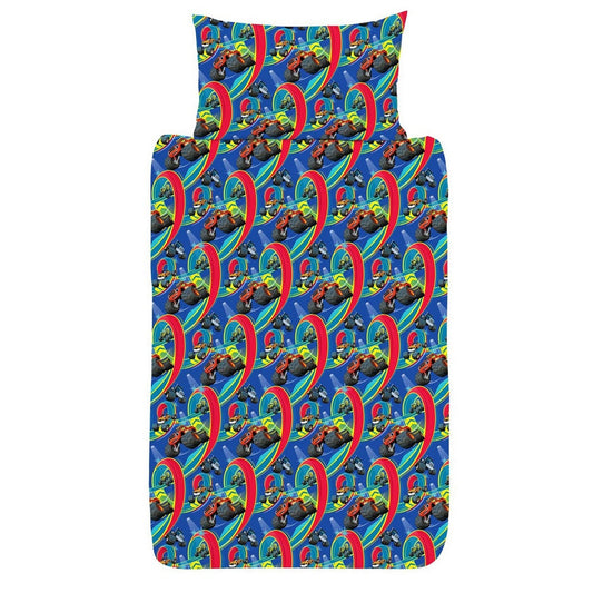 Multicoloured - Front - Blaze & The Monster Machines Blazing Speed Reversible Duvet Set