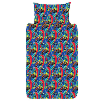 Multicoloured - Front - Blaze & The Monster Machines Blazing Speed Reversible Duvet Set