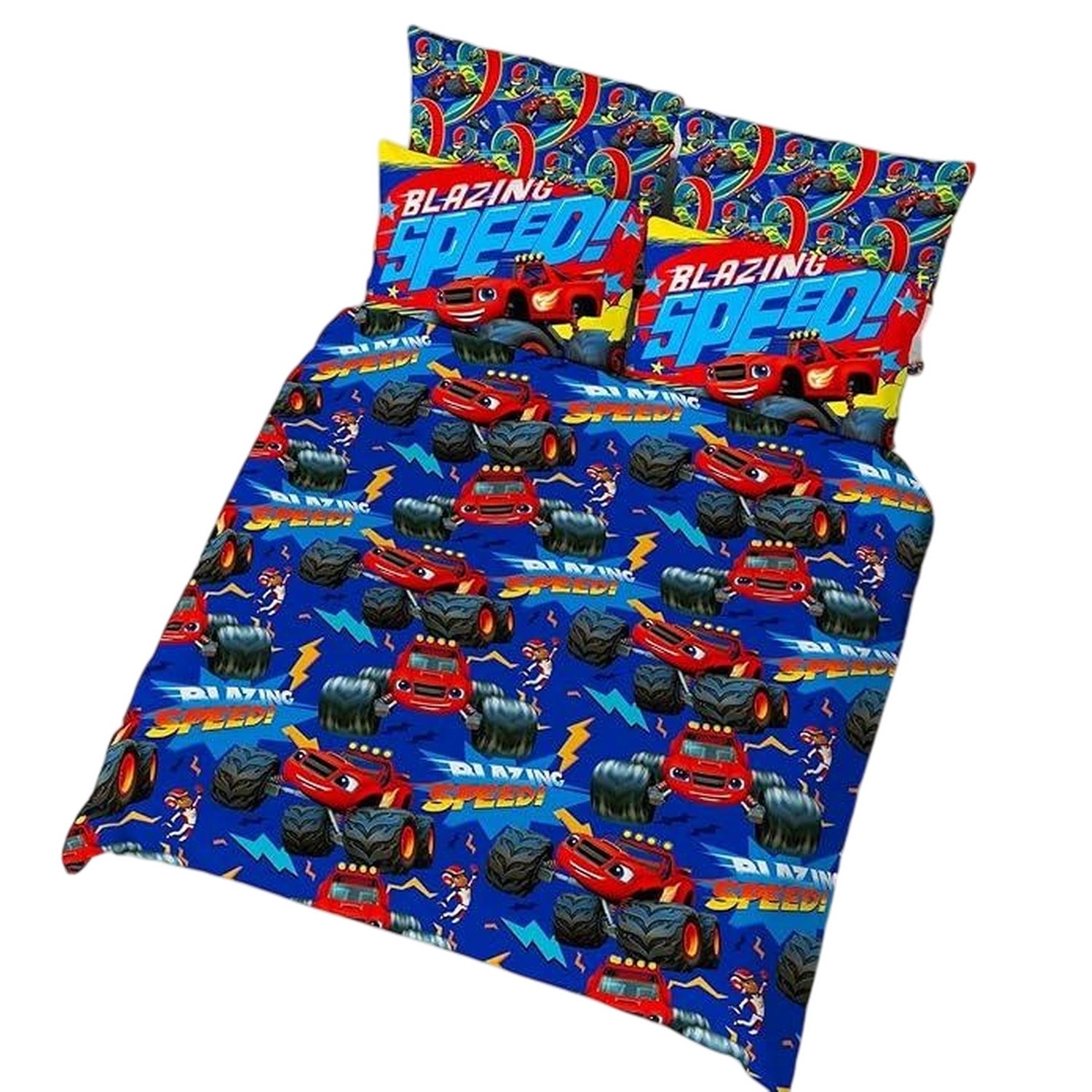 Multicoloured - Lifestyle - Blaze & The Monster Machines Blazing Speed Reversible Duvet Set