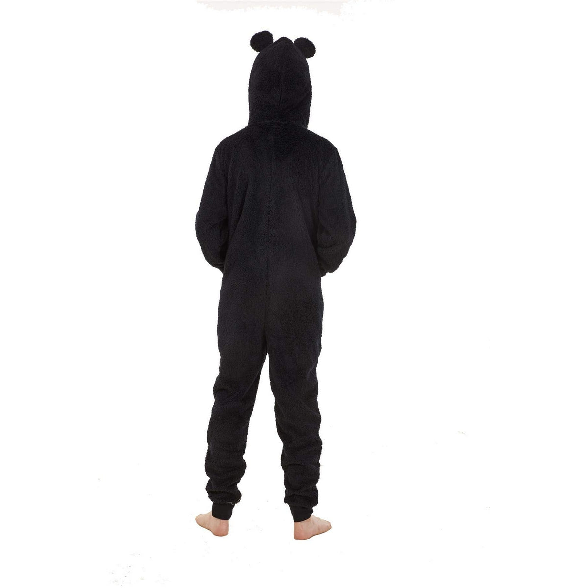 Black - Back - Keanu Childrens-Kids Gorilla All-In-One Nightwear