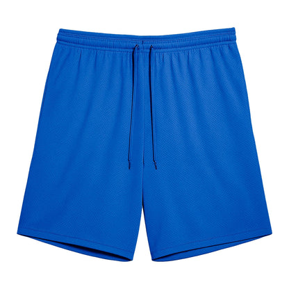 Black-Blue - Back - Keanu Mens Mesh Shorts (Pack of 2)