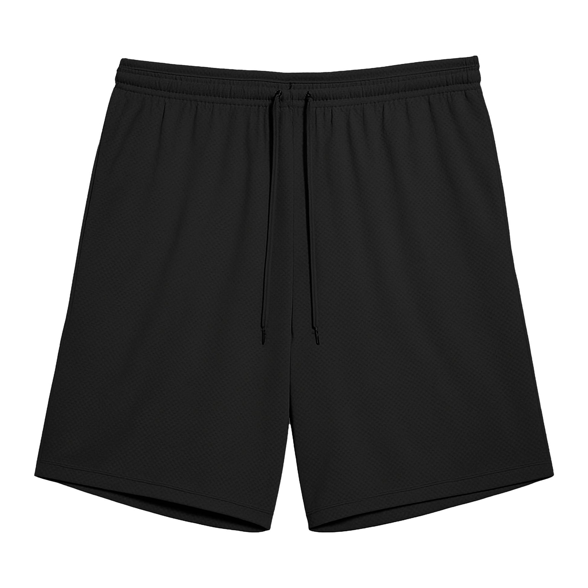 Black-Blue - Side - Keanu Mens Mesh Shorts (Pack of 2)