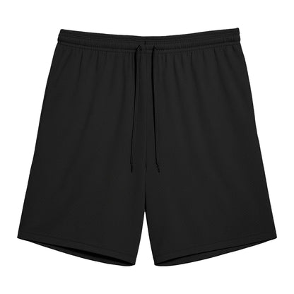 Black-Blue - Side - Keanu Mens Mesh Shorts (Pack of 2)