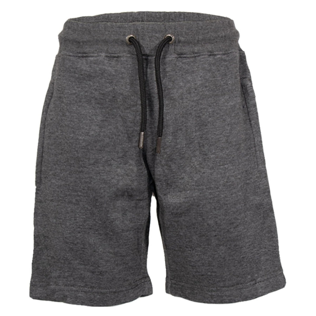 Charcoal-Light Grey-Navy - Front - Keanu Boys Fleece Regular Shorts (Pack of 3)