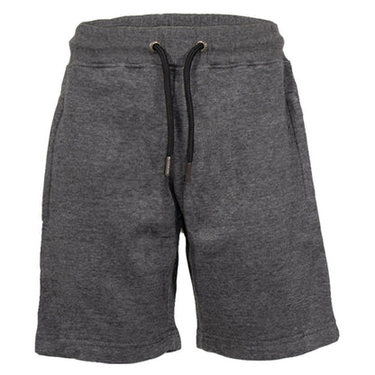 Charcoal-Light Grey-Navy - Front - Keanu Boys Fleece Regular Shorts (Pack of 3)