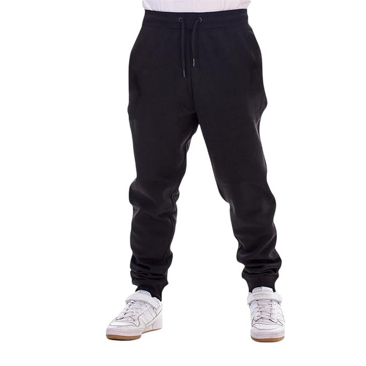 Black - Side - Keanu Childrens-Kids Cotton Blend Regular Jogging Bottoms (Pack of 3)