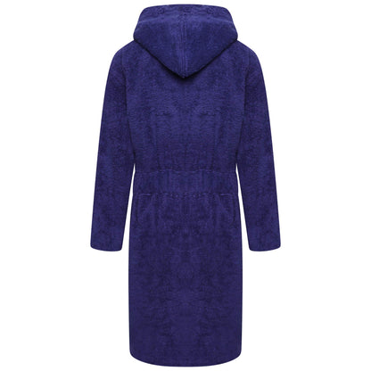 Blue - Back - Keanu Childrens-Kids Cotton Dressing Gown