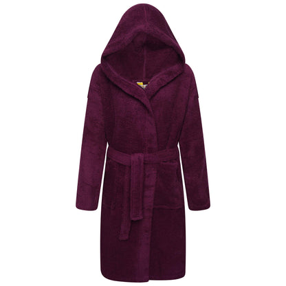 Brown - Front - Keanu Childrens-Kids Cotton Dressing Gown