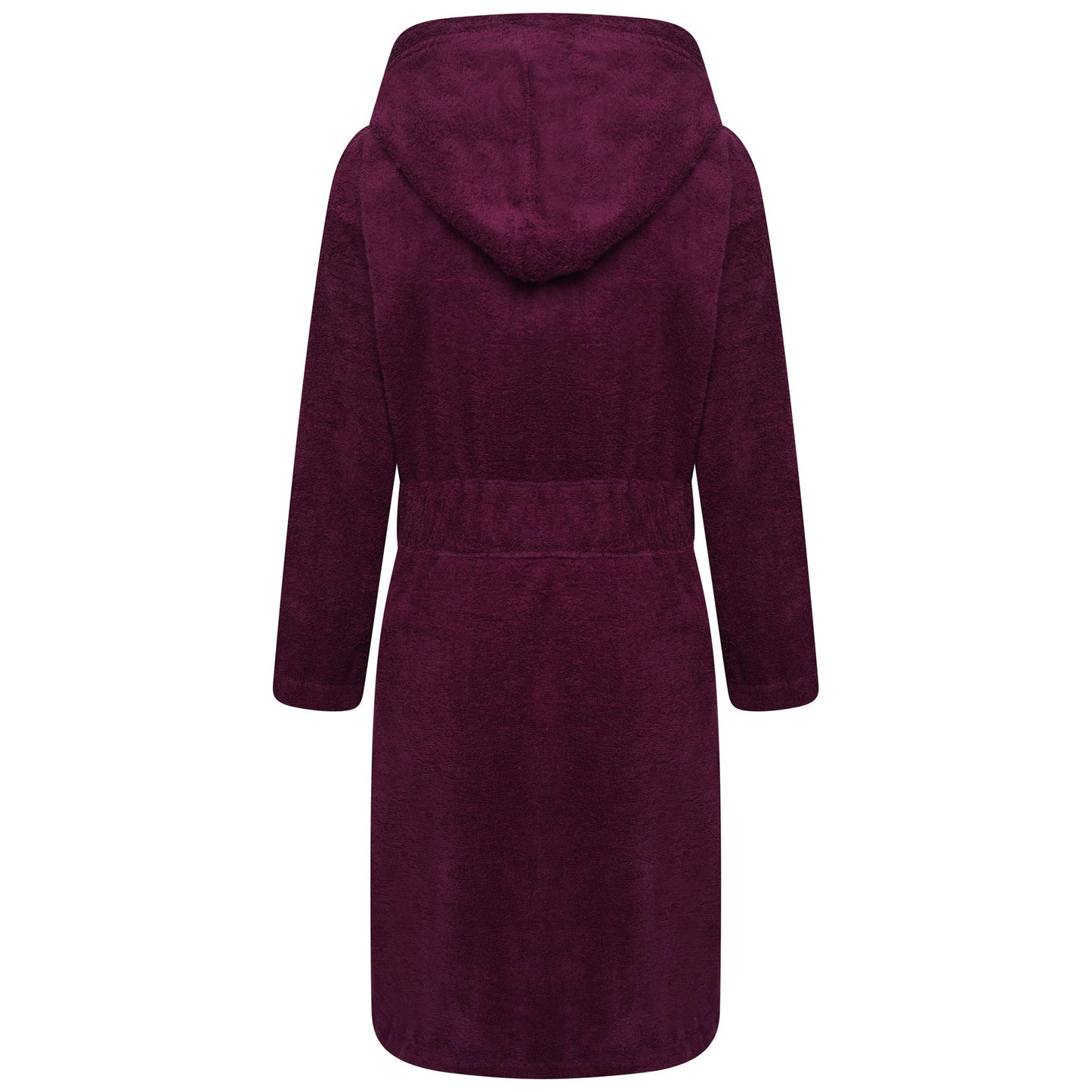 Brown - Back - Keanu Childrens-Kids Cotton Dressing Gown