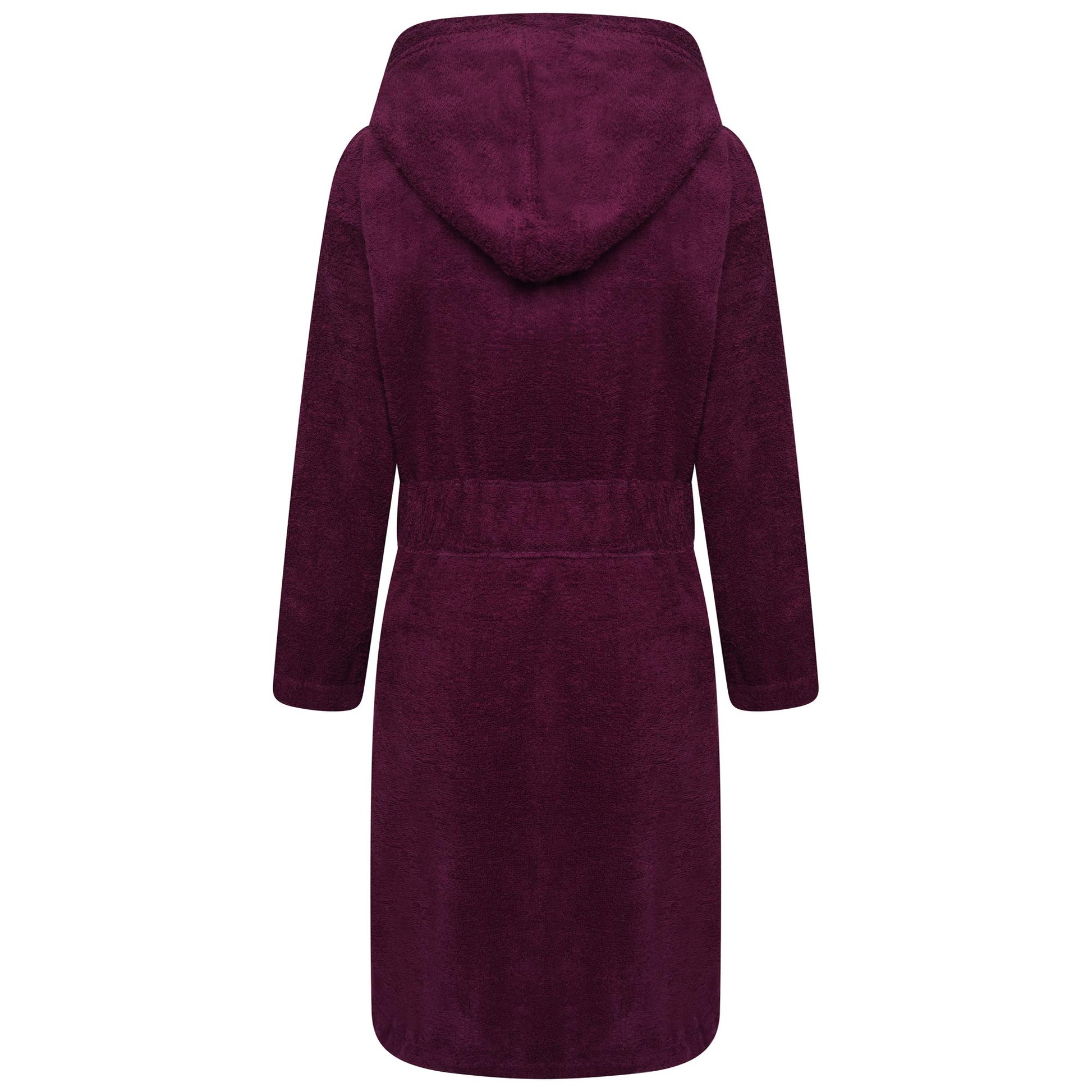 Brown - Back - Keanu Childrens-Kids Cotton Dressing Gown