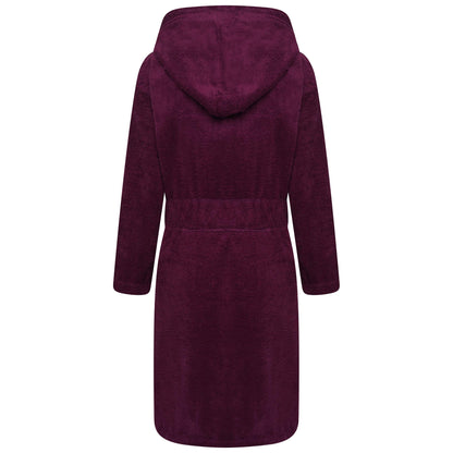 Brown - Back - Keanu Childrens-Kids Cotton Dressing Gown
