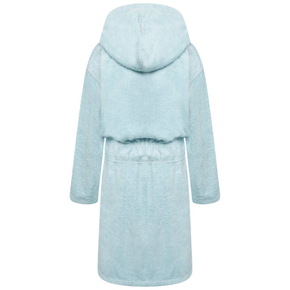 Light Blue - Back - Keanu Childrens-Kids Cotton Dressing Gown