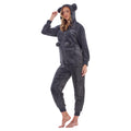 Charcoal - Lifestyle - Keanu Womens-Ladies Fleece Jumpsuit