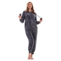 Charcoal - Pack Shot - Keanu Womens-Ladies Fleece Jumpsuit