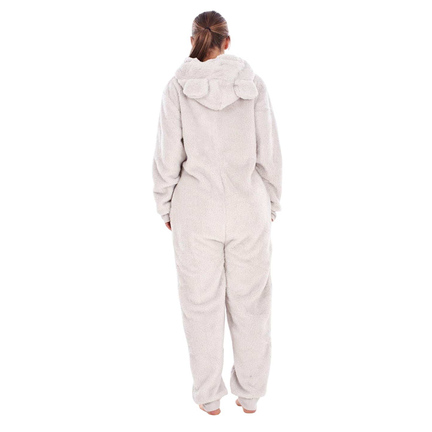 Grey - Lifestyle - Keanu Womens-Ladies Fleece Jumpsuit