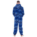 Blue-Black - Back - Keanu Mens Raptor Fleece Jumpsuit