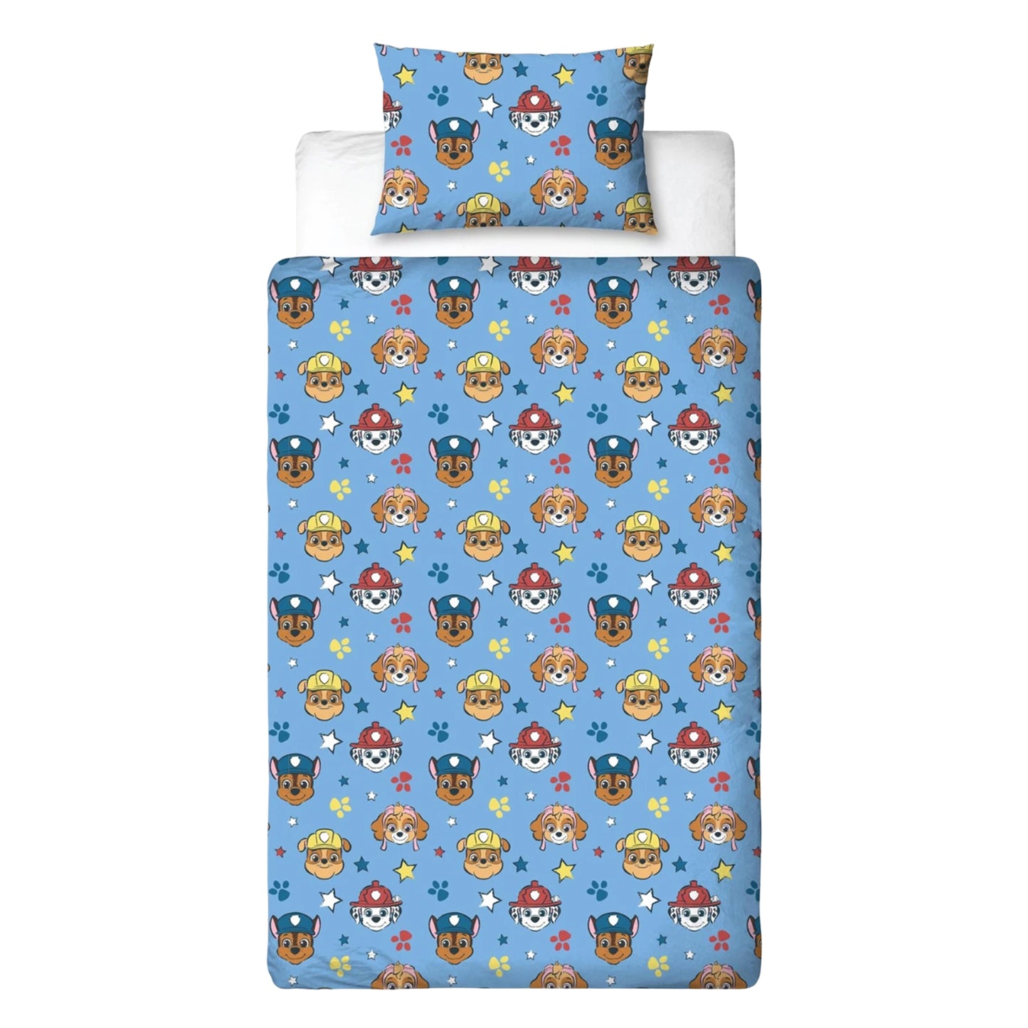 Multicoloured - Back - Paw Patrol Squad Reversible Duvet Set