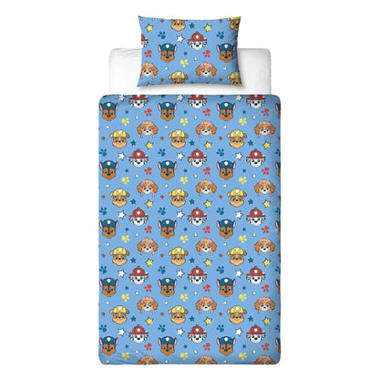 Multicoloured - Back - Paw Patrol Squad Reversible Duvet Set