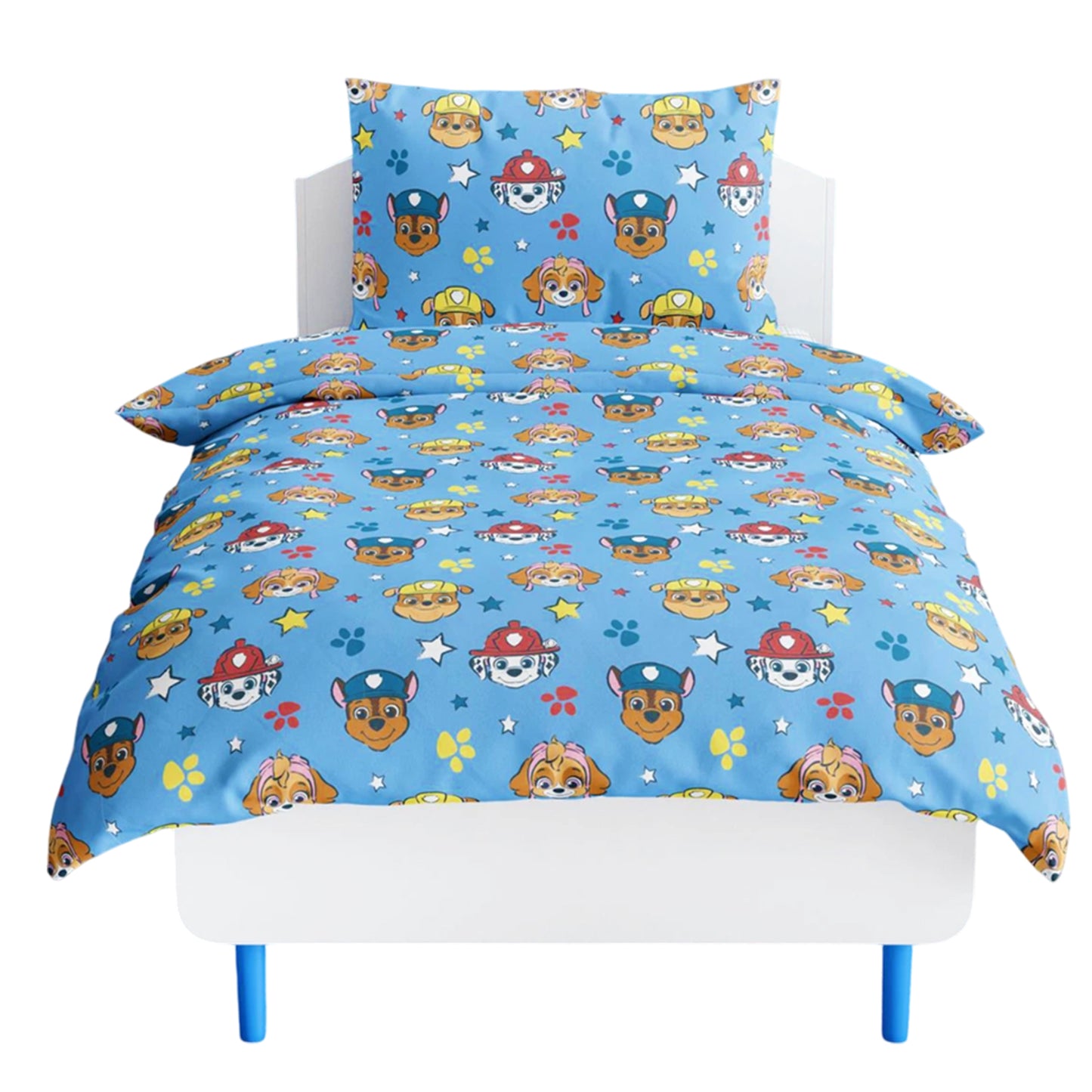 Multicoloured - Side - Paw Patrol Squad Reversible Duvet Set