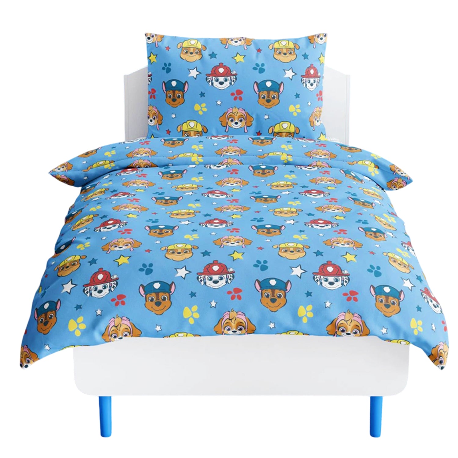Multicoloured - Side - Paw Patrol Squad Reversible Duvet Set