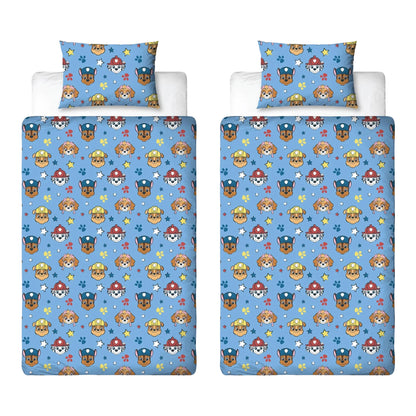 Multicoloured - Front - Paw Patrol Squad Reversible Duvet Set