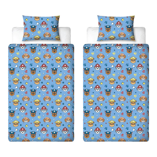 Multicoloured - Front - Paw Patrol Squad Reversible Duvet Set