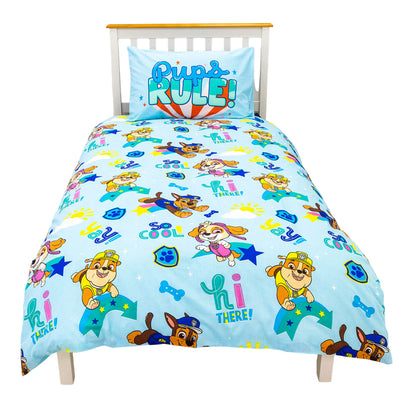 Multicoloured - Pack Shot - Paw Patrol Pups Rule Reversible Duvet Set
