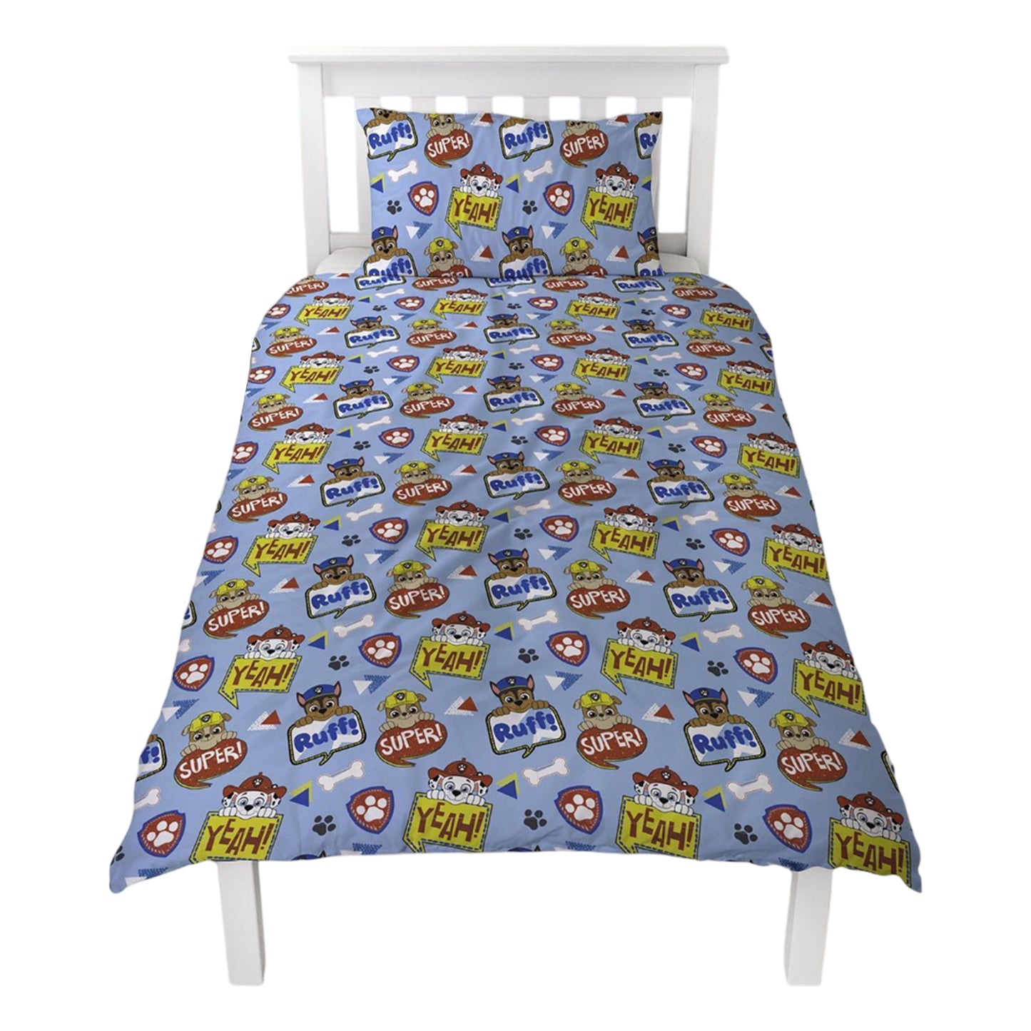 Multicoloured - Back - Paw Patrol Peek Boys Reversible Duvet Set