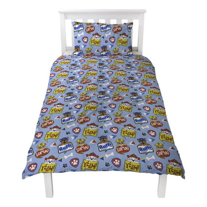 Multicoloured - Back - Paw Patrol Peek Boys Reversible Duvet Set