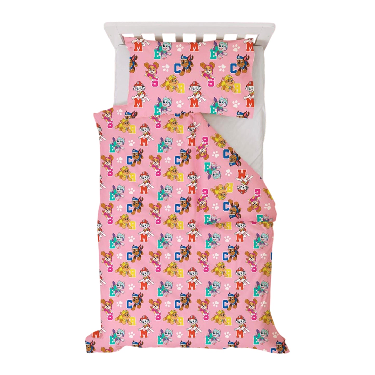 Multicoloured - Lifestyle - Paw Patrol Cute Pups Reversible Duvet Set