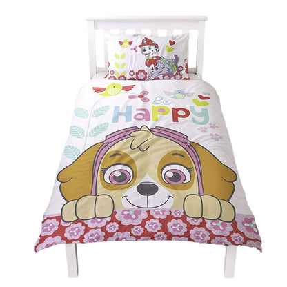 Multicoloured - Back - Paw Patrol Be Happy Reversible Duvet Set