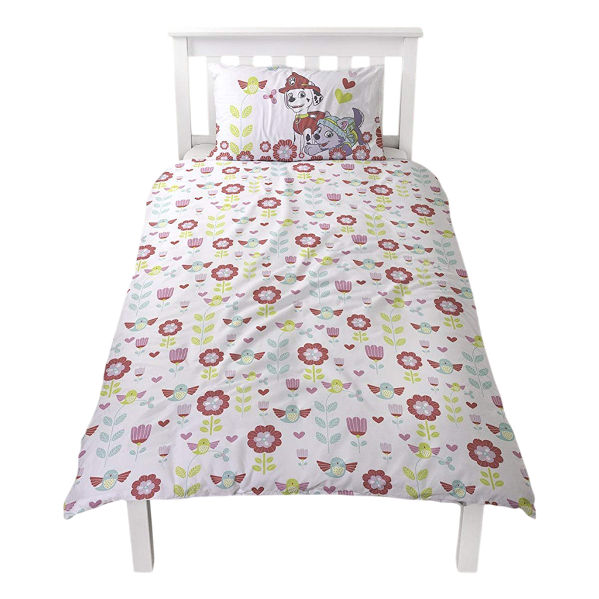 Multicoloured - Side - Paw Patrol Be Happy Reversible Duvet Set