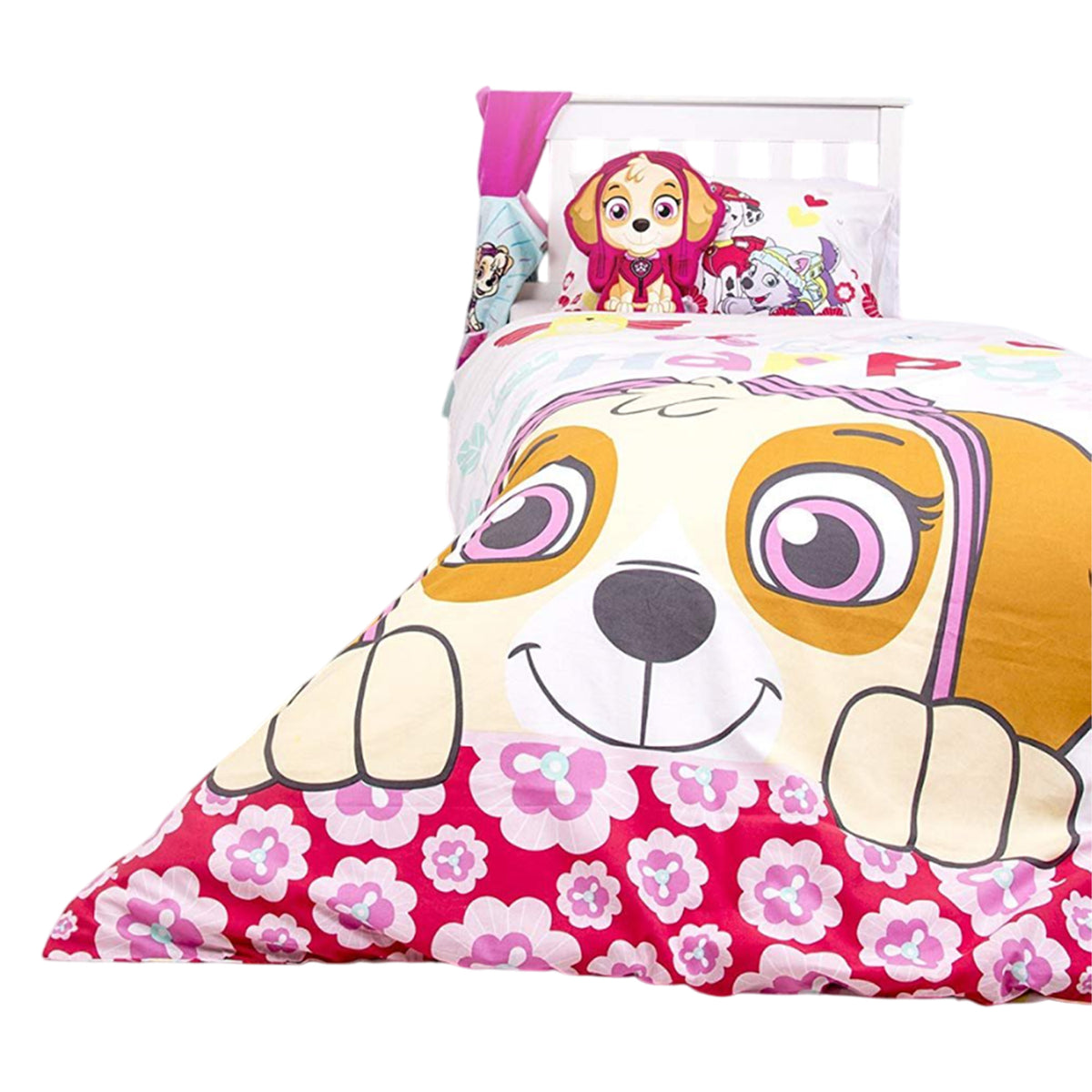 Multicoloured - Lifestyle - Paw Patrol Be Happy Reversible Duvet Set