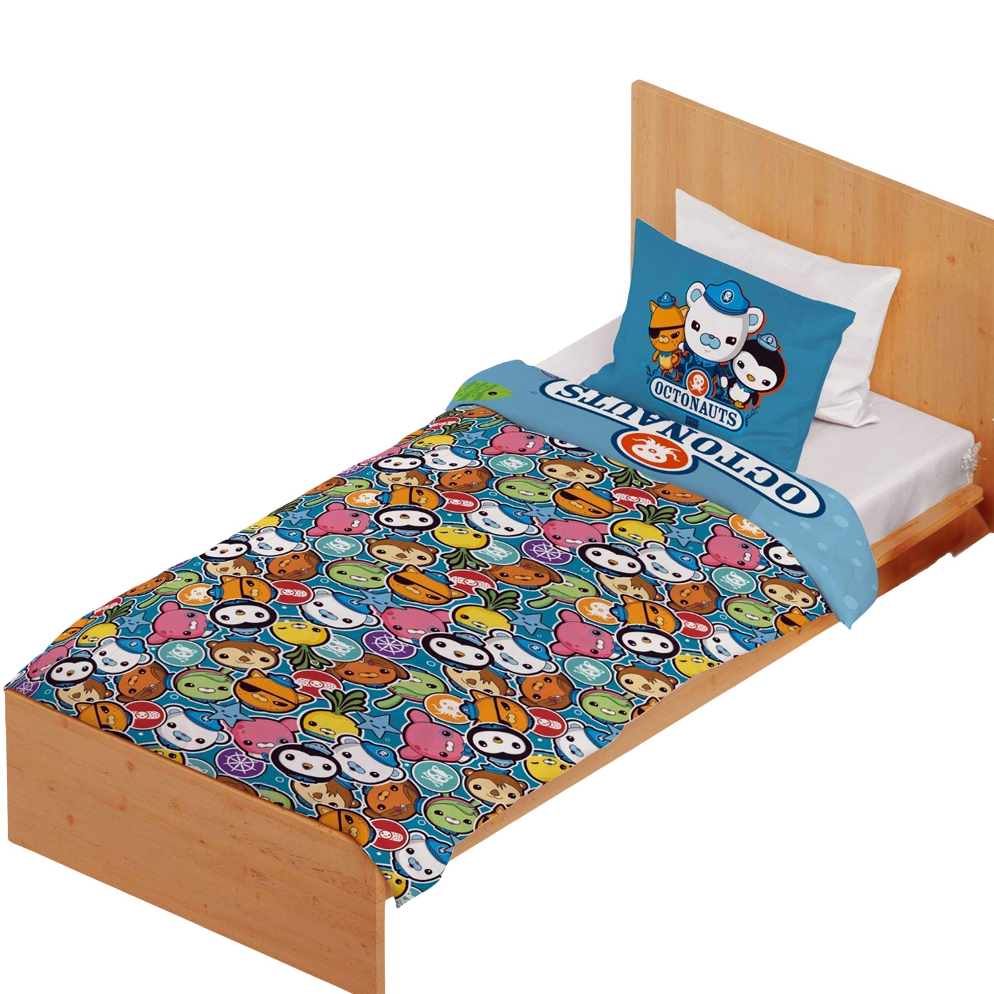 Multicoloured - Back - Octonauts Reversible Duvet Set
