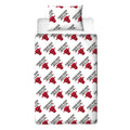 Black-Red-White - Side - NBA Chicago Bulls Reversible Duvet Set