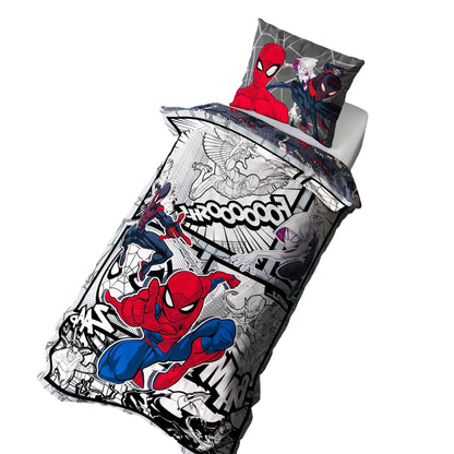 Multicoloured - Back - Spider-Man Villains Reversible Duvet Set
