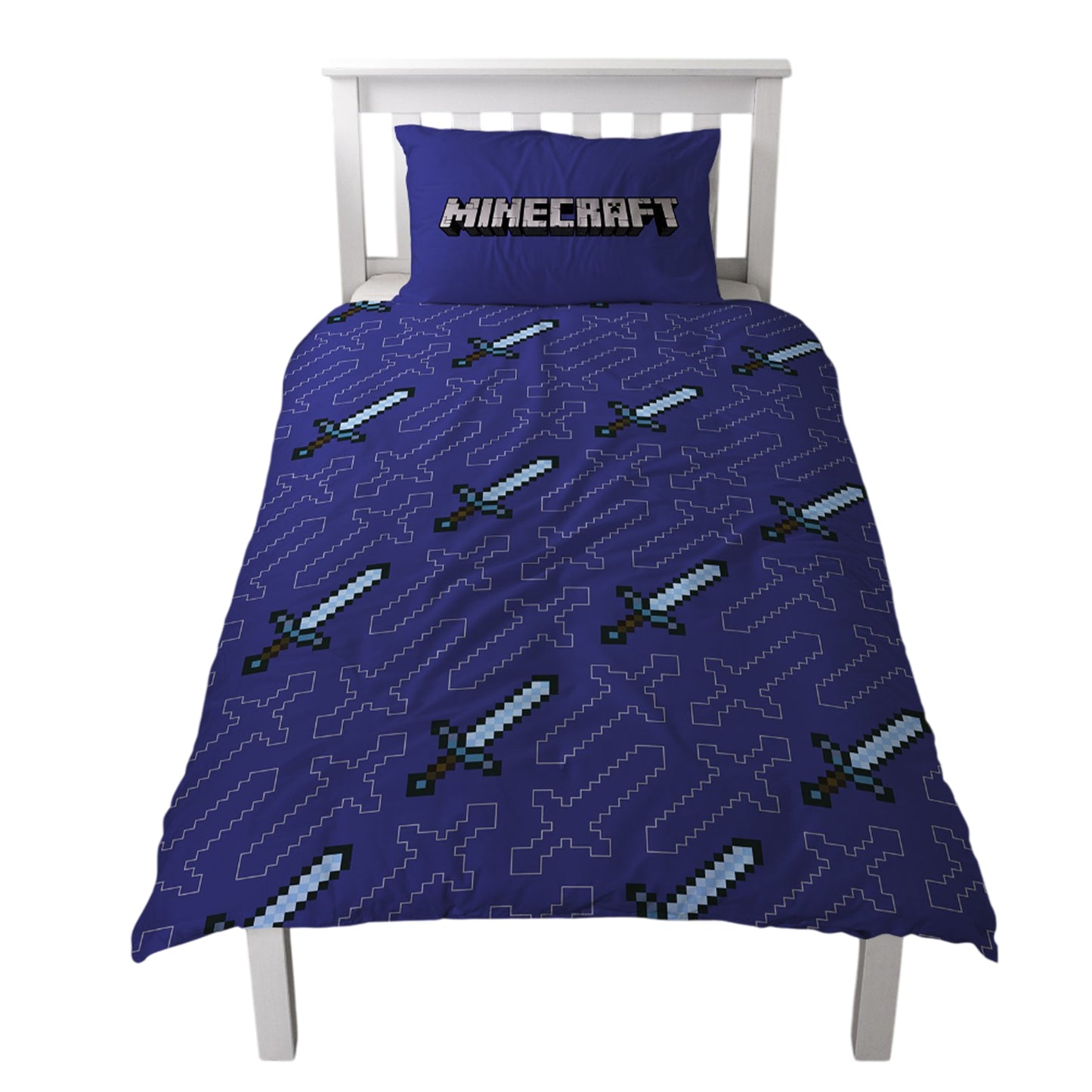 Multicoloured - Side - Minecraft Good Guys Reversible Duvet Set