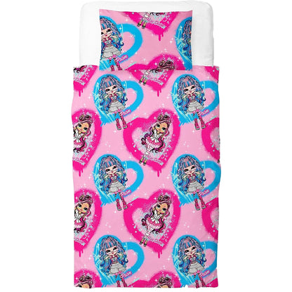 Multicoloured - Back - LOL Surprise Queens Doll Reversible Duvet Set