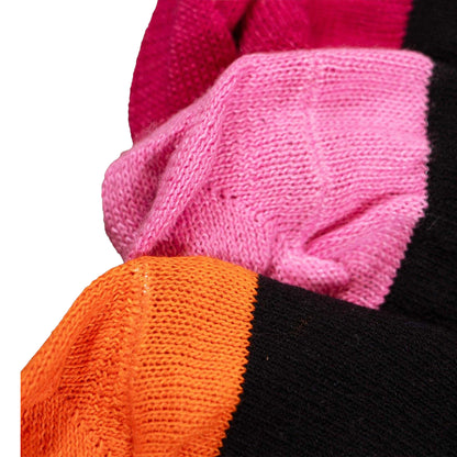 Black-Multicoloured - Back - Floso Childrens-Kids Socks (Pack of 12)