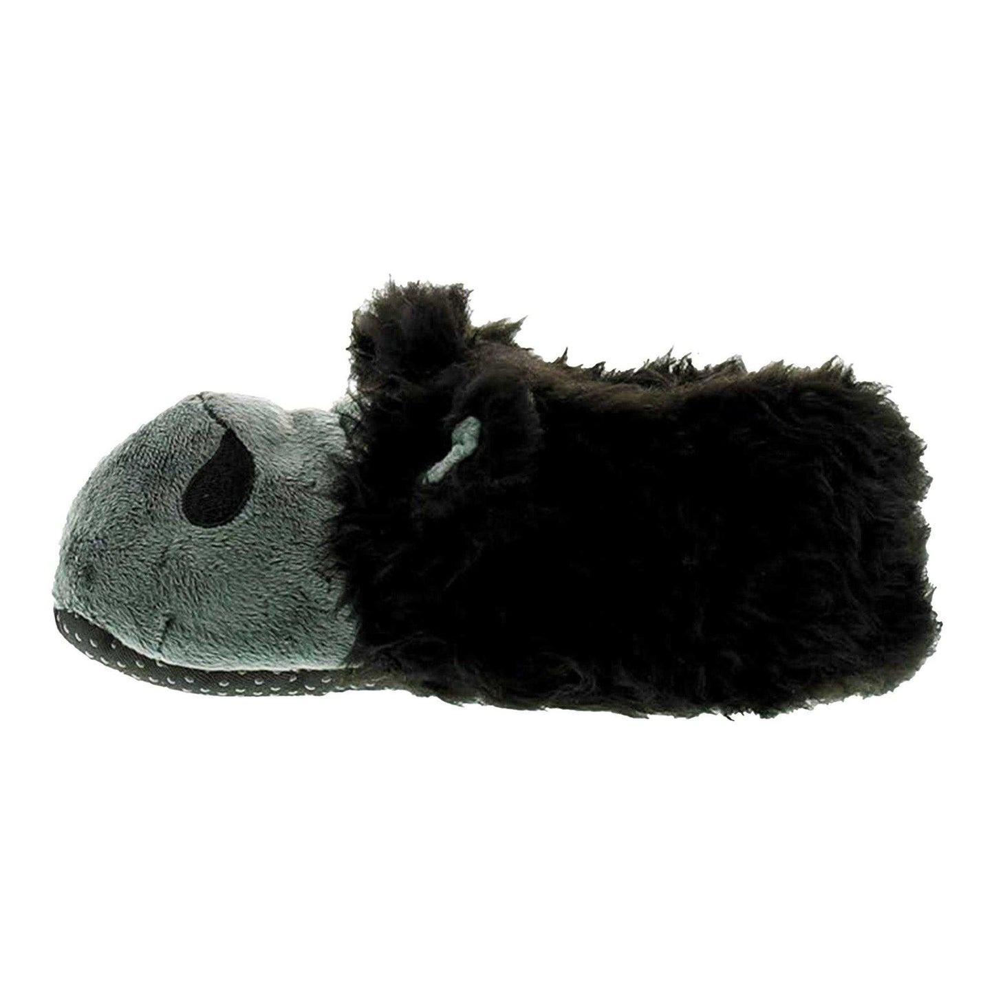 Black - Side - Keanu Childrens-Kids Gorilla 3D Slippers