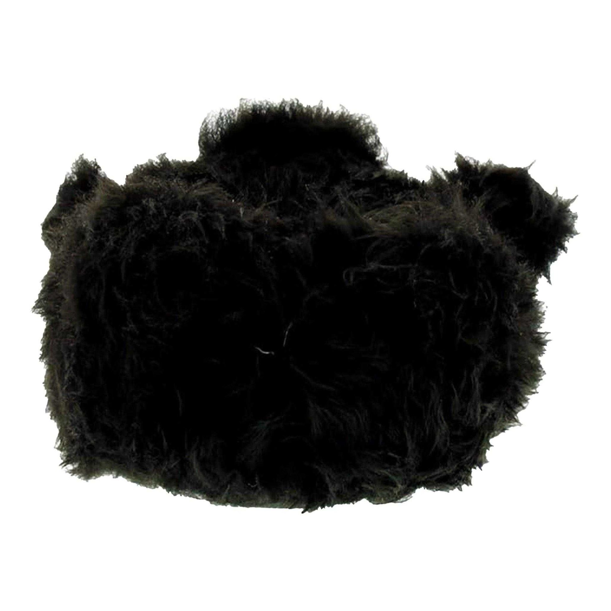 Black - Pack Shot - Keanu Childrens-Kids Gorilla 3D Slippers
