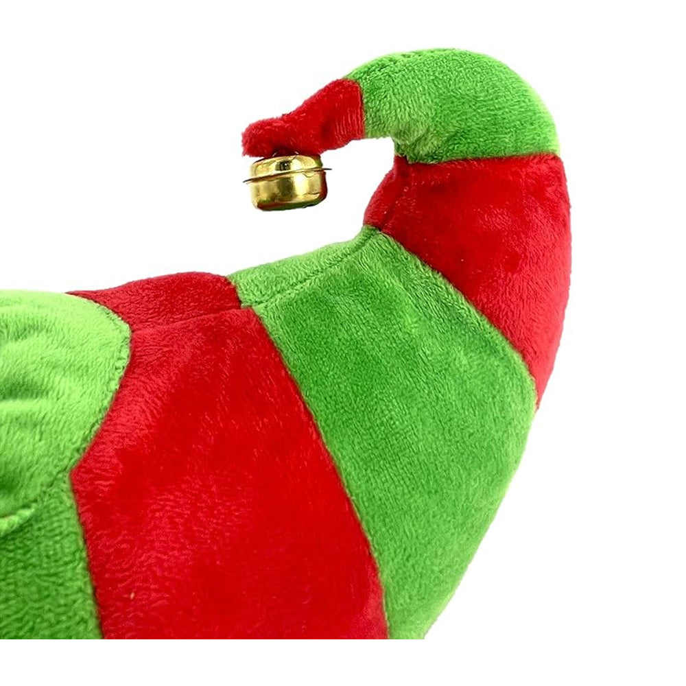 Green-Red-White - Lifestyle - Floso Mens Elf Slip-on Slippers