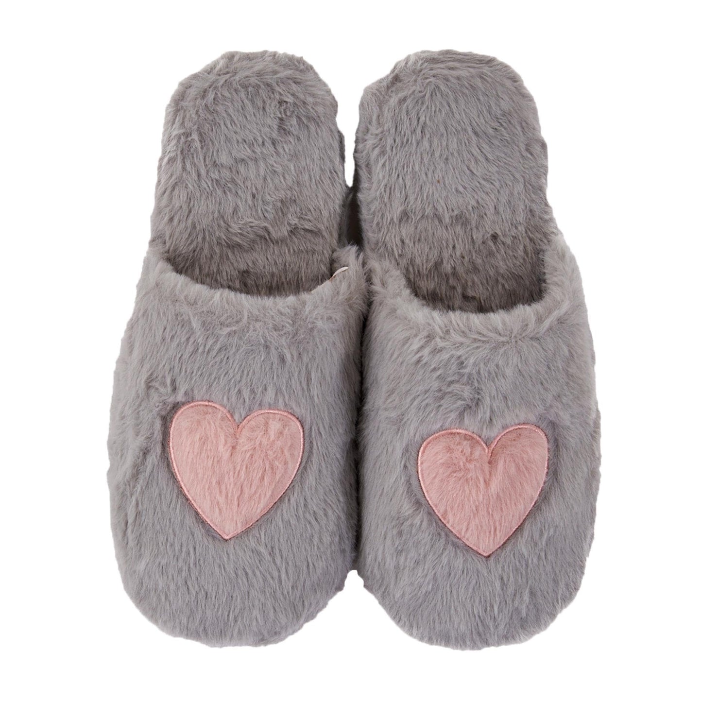 Grey - Front - Keanu Womens-Ladies Star Memory Foam Sequins Mules