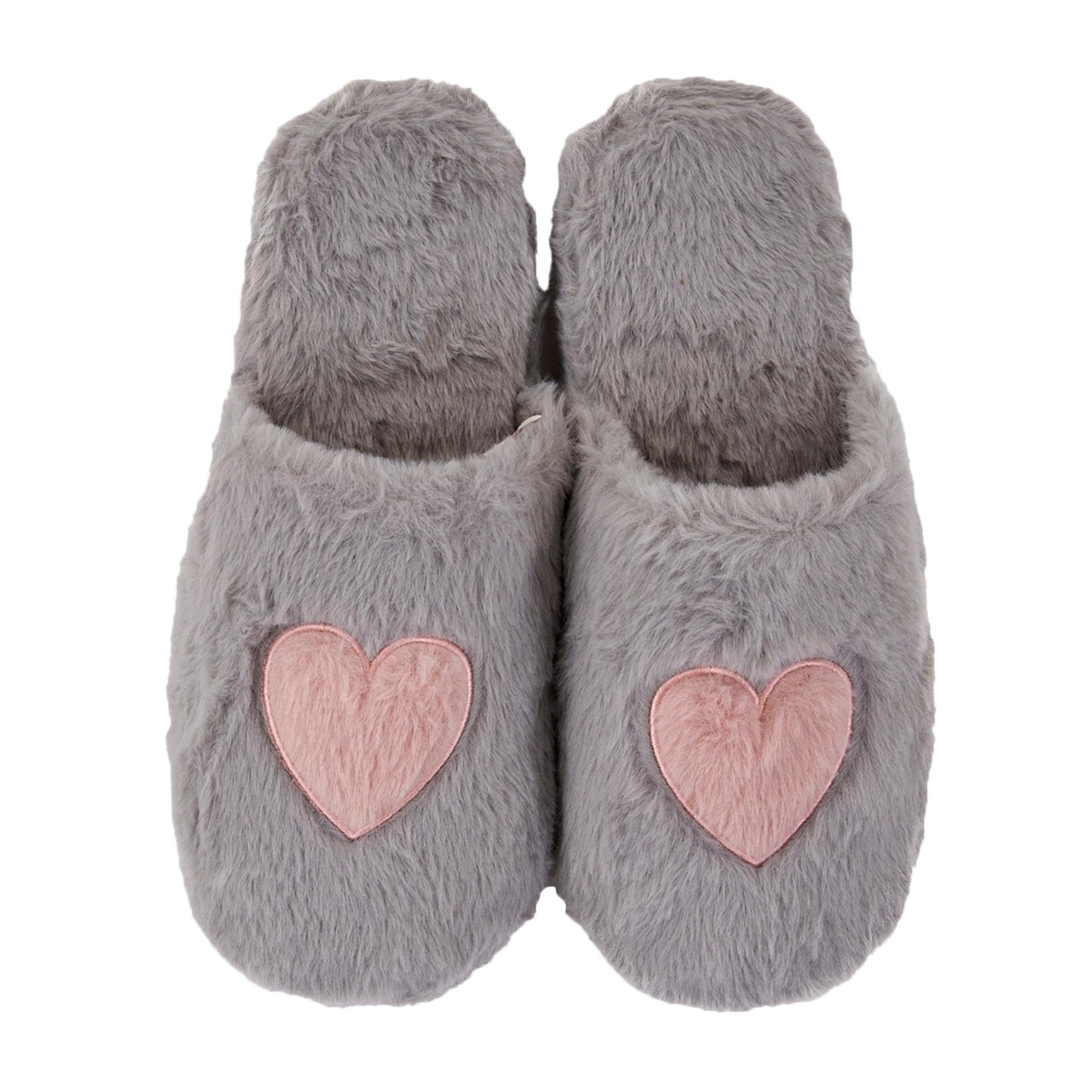 Grey - Front - Keanu Womens-Ladies Star Memory Foam Sequins Mules