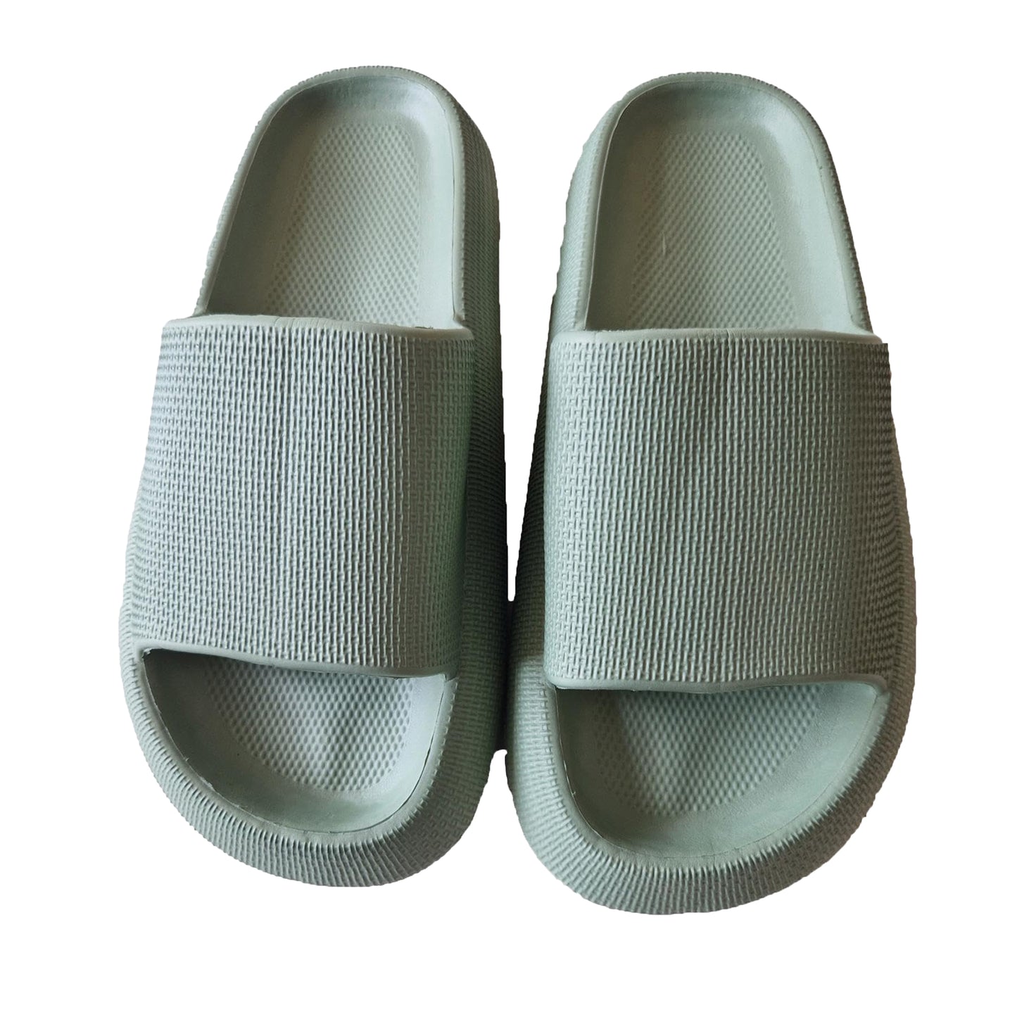 Sage Green - Back - Keanu Unisex Adult Cloud Chunky Sliders