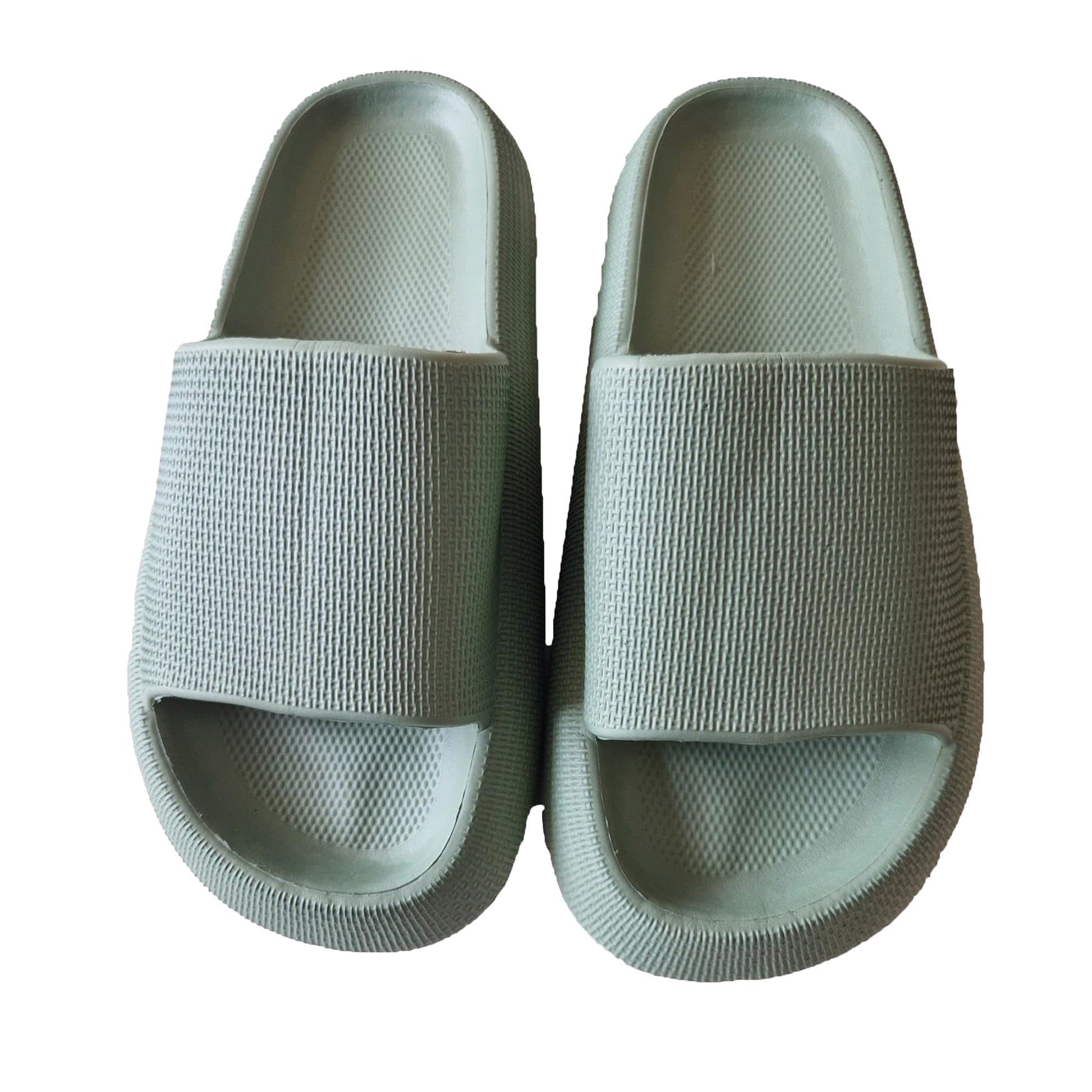 Sage Green - Back - Keanu Unisex Adult Cloud Chunky Sliders
