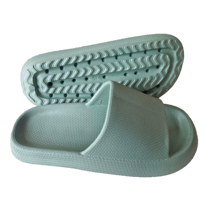 Sage Green - Side - Keanu Unisex Adult Cloud Chunky Sliders