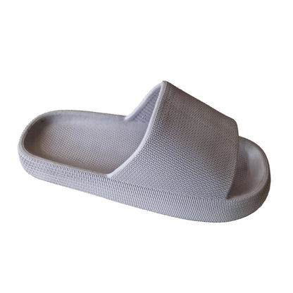 Grey - Front - Keanu Unisex Adult Cloud Chunky Sliders