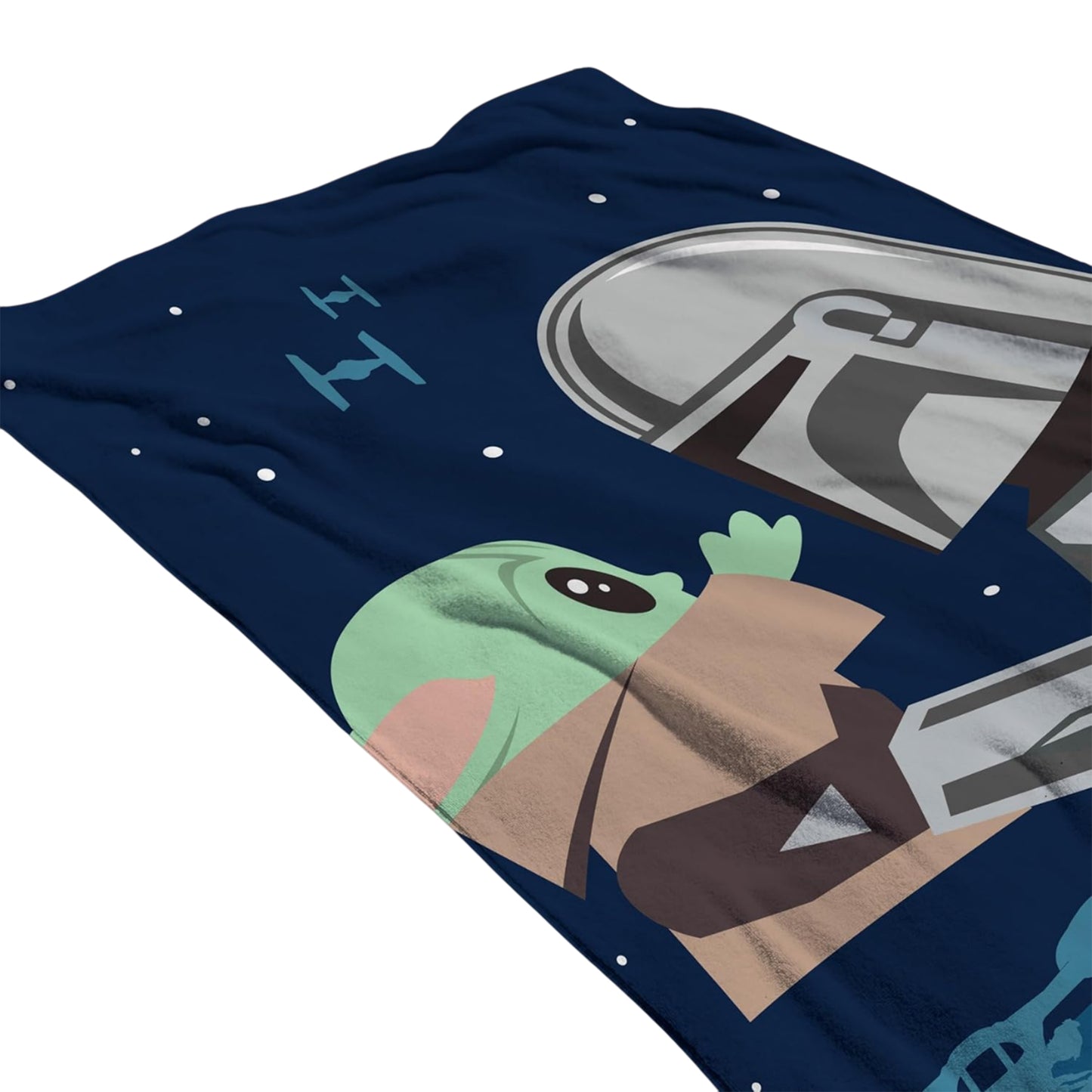 Blue - Side - Star Wars: The Mandalorian I´ve Been Looking For You Towel